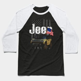 Jeep Recon Jeepcar JEEP Flag Baseball T-Shirt